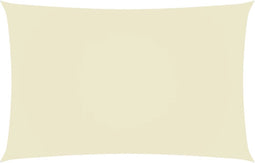 vidaXL - Zonnescherm - rechthoekig - 2x5 - m - oxford - stof - crèmekleurig