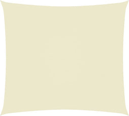 vidaXL - Zonnescherm - rechthoekig - 3,5x4,5 - m - oxford - stof - crèmekleurig