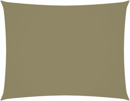 vidaXL - Zonnescherm - rechthoekig - 3,5x4,5 - m - oxford - stof - beige