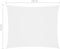 vidaXL - Zonnescherm - rechthoekig - 3,5x4,5 - m - oxford - stof - wit
