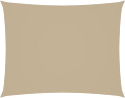 vidaXL - Zonnescherm - rechthoekig - 3,5x5 - m - oxford - stof - beige