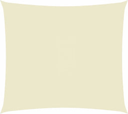 vidaXL - Zonnescherm - rechthoekig - 3x4 - m - oxford - stof - crèmekleurig