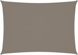 vidaXL - Zonnescherm - rechthoekig - 3x4 - m - oxford - stof - taupe
