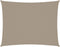vidaXL - Zonnescherm - rechthoekig - 3x4 - m - oxford - stof - taupe
