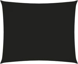 vidaXL - Zonnescherm - rechthoekig - 3x4 - m - oxford - stof - zwart