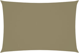 vidaXL - Zonnescherm - rechthoekig - 3x5 - m - oxford - stof - beige