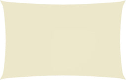 vidaXL - Zonnescherm - rechthoekig - 3x6 - m - oxford - stof - crèmekleurig