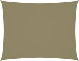 vidaXL - Zonnescherm - rechthoekig - 4x5 - m - oxford - stof - beige