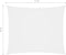 vidaXL - Zonnescherm - rechthoekig - 4x5 - m - oxford - stof - wit