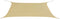 vidaXL - Zonnescherm - rechthoekig - 4x6 - m - oxford - stof - beige