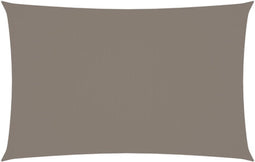 vidaXL - Zonnescherm - rechthoekig - 4x7 - m - oxford - stof - taupe