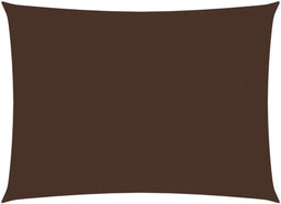 vidaXL - Zonnescherm - rechthoekig - 5x6 - m - oxford - stof - bruin