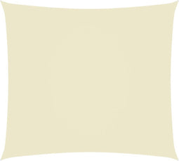 vidaXL - Zonnescherm - rechthoekig - 5x6 - m - oxford - stof - crèmekleurig