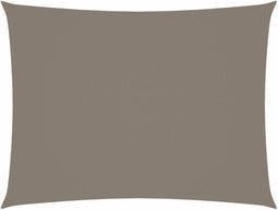 vidaXL - Zonnescherm - rechthoekig - 5x6 - m - oxford - stof - taupe