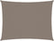 vidaXL - Zonnescherm - rechthoekig - 5x6 - m - oxford - stof - taupe