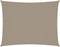 vidaXL - Zonnescherm - rechthoekig - 5x6 - m - oxford - stof - taupe