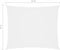 vidaXL - Zonnescherm - rechthoekig - 5x6 - m - oxford - stof - wit