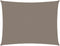 vidaXL - Zonnescherm - rechthoekig - 5x7 - m - oxford - stof - taupe
