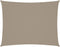 vidaXL - Zonnescherm - rechthoekig - 5x7 - m - oxford - stof - taupe