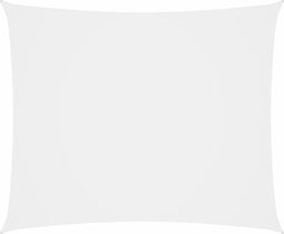 vidaXL - Zonnescherm - rechthoekig - 5x7 - m - oxford - stof - wit