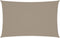 vidaXL - Zonnescherm - rechthoekig - 5x8 - m - oxford - stof - taupe