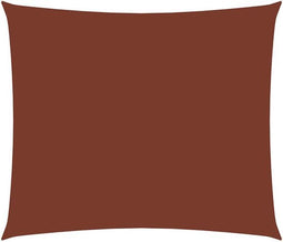 vidaXL - Zonnescherm - rechthoekig - 6x7 - m - oxford - stof - terracottakleurig