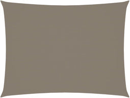 vidaXL - Zonnescherm - rechthoekig - 6x7 - m - oxford - stof - taupe