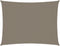 vidaXL - Zonnescherm - rechthoekig - 6x7 - m - oxford - stof - taupe