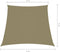 vidaXL - Zonnescherm - trapezium - 3/4x3 - m - oxford - stof - beige