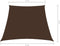 vidaXL - Zonnescherm - trapezium - 3/4x3 - m - oxford - stof - bruin