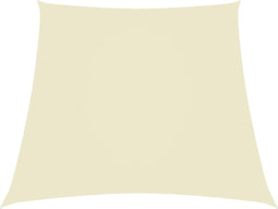 vidaXL - Zonnescherm - trapezium - 3/4x3 - m - oxford - stof - crèmekleurig