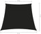 vidaXL - Zonnescherm - trapezium - 3/4x3 - m - oxford - stof - zwart