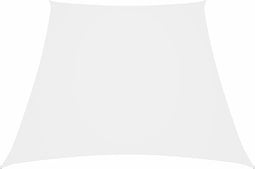 vidaXL - Zonnescherm - trapezium - 4/5x4 - m - oxford - stof - wit