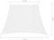 vidaXL - Zonnescherm - trapezium - 4/5x4 - m - oxford - stof - wit