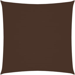 vidaXL - Zonnescherm - vierkant - 2,5x2,5 - m - oxford - stof - bruin
