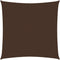 vidaXL - Zonnescherm - vierkant - 2,5x2,5 - m - oxford - stof - bruin