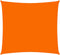 vidaXL - Zonnescherm - vierkant - 2,5x2,5 - m - oxford - stof - oranje