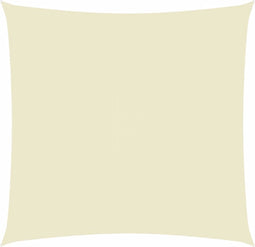 vidaXL - Zonnescherm - vierkant - 2,5x2,5 - m - oxford - stof - crèmekleurig