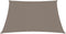 vidaXL - Zonnescherm - vierkant - 2,5x2,5 - m - oxford - stof - taupe