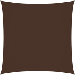 vidaXL - Zonnescherm - vierkant - 2x2 - m - oxford - stof - bruin