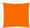vidaXL - Zonnescherm - vierkant - 2x2 - m - oxford - stof - oranje