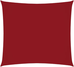 vidaXL - Zonnescherm - vierkant - 2x2 - m - oxford - stof - rood