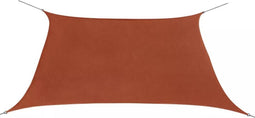 vidaXL - Zonnescherm - vierkant - 2x2 - m - oxford - stof - terracottakleurig