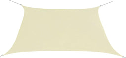 vidaXL - Zonnescherm - vierkant - 2x2 - m - oxford - stof - crèmekleurig
