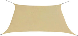 vidaXL - Zonnescherm - vierkant - 3,6x3,6 - m - oxford - stof - beige