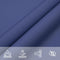 vidaXL - Zonnescherm - vierkant - 3,6x3,6 - m - oxford - stof - blauw