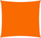vidaXL - Zonnescherm - vierkant - 3,6x3,6 - m - oxford - stof - oranje