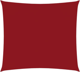 vidaXL - Zonnescherm - vierkant - 3,6x3,6 - m - oxford - stof - rood