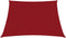 vidaXL - Zonnescherm - vierkant - 3,6x3,6 - m - oxford - stof - rood