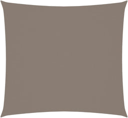 vidaXL - Zonnescherm - vierkant - 3,6x3,6 - m - oxford - stof - taupe